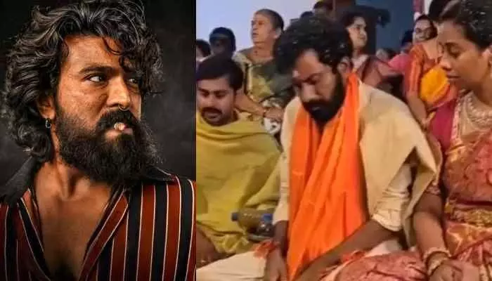 పెద్ది సినిమా ఎఫెక్ట్..పిఠాపురంలో బుచ్చిబాబు పూజలు ! పెద్ది సినిమా ఎఫెక్ట్..పిఠాపురంలో బుచ్చిబాబు పూజలు !