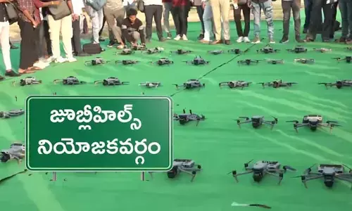 Drone surveillance: జూబ్లీహిల్స్ పోలింగ్‌పై డ్రోన్ల నిఘా.. ఎన్నికల నిర్వహణలో తొలి సారి