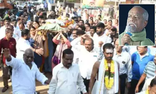అందెశ్రీ అంతిమయాత్ర ప్రారంభం.. కాసేపట్లో ఘట్‌కేసర్‌కు సీఎం రేవంత్‌రెడ్డి