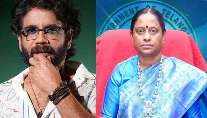 నాగార్జున ఫ్యామిలీపై కొండా సురేఖ సంచలన ట్వీట్ ! నాగార్జున ఫ్యామిలీపై కొండా సురేఖ సంచలన ట్వీట్ !