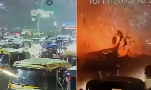 Car blast video: ఢిల్లీ బ్లాస్ట్‌.. వెలుగులోకి మరో షాకింగ్ వీడియో