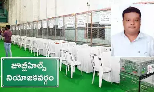కాసేపట్లో జూబ్లీహిల్స్ బై పోల్ కౌంటింగ్.. హార్ట్ ఎటాక్‌తో అభ్యర్థి మృతి