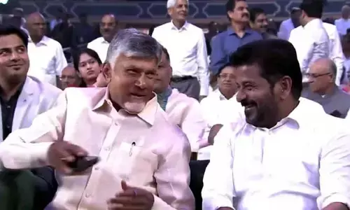 రేవంత్ రెడ్డి, చంద్రబాబు.. నవ్వులే.. నవ్వులు (వీడియో)