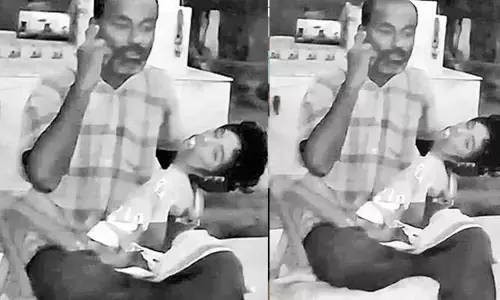 తిండి లేక కుమారుడు మృతి.. డబ్బుల్లేక శ్మశానంలో ఏడుస్తూ తండ్రి