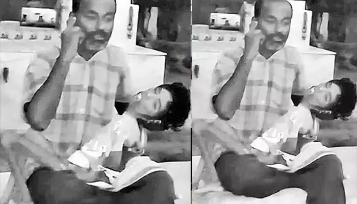 తిండి లేక కుమారుడు మృతి.. డబ్బుల్లేక శ్మశానంలో ఏడుస్తూ తండ్రి తిండి లేక కుమారుడు మృతి.. డబ్బుల్లేక శ్మశానంలో ఏడుస్తూ తండ్రి