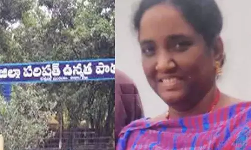 షాకింగ్.. పాఠశాల భవనం పైకప్పు పెచ్చులు పడి టీచర్ మృతి