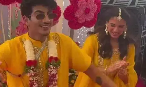 స్మృతి మంధాన హల్దీ సెలబ్రేషన్...ఫోటోలు వైర‌ల్‌