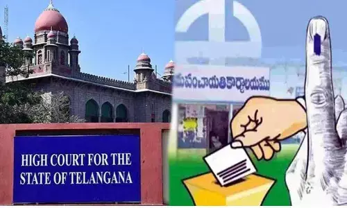 స్థానిక సంస్థల ఎన్నికలపై తెలంగాణ హైకోర్టులో విచారణ వాయిదా