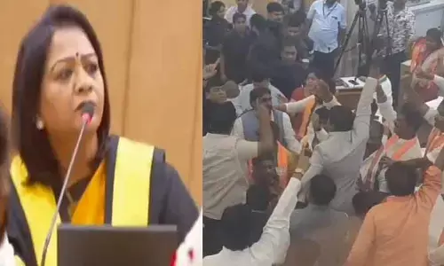 బీజేపీ, ఎంఐఎం మధ్య వందేమాతరం దుమారం.. జీహెచ్ఎంసీ కౌన్సిల్ లో రచ్చ రచ్చ