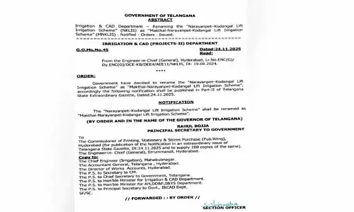 ఎట్ట‌కేల‌కు పంతం నెగ్గించుకున్న మంత్రి వాకిటి శ్రీహ‌రి