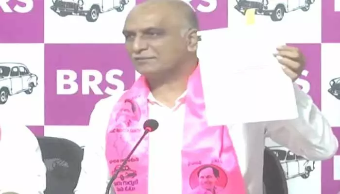 ఇది స్కీముల ప్రభుత్వం కాదు.. స్కాముల సర్కార్ : హరీష్ రావు ఇది స్కీముల ప్రభుత్వం కాదు.. స్కాముల సర్కార్ : హరీష్ రావు
