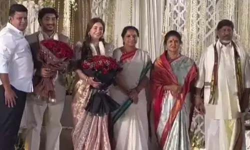 భట్టి కుమారుడి నిశ్చితార్థానికి కవిత.. చీర డిజైన్‌పై బీఆర్ఎస్ ట్రోల్స్