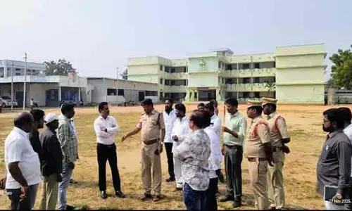 సీఎం పర్యటన ఏర్పాట్లు పరిశీలించిన అధికారుల బృందం