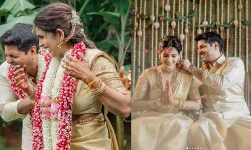 కొడుకు ముందే క్రికెటర్‌ను రెండో పెళ్లి చేసుకున్న నటి.. పోస్ట్‌తో షాకిచ్చిన సంయుక్త