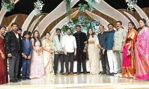 సింగర్ రాహుల్ సిప్లిగంజ్ వివాహ రిసెప్షన్‌కి హాజరైన సీఎం రేవంత్ రెడ్డి, ప్రముఖులు