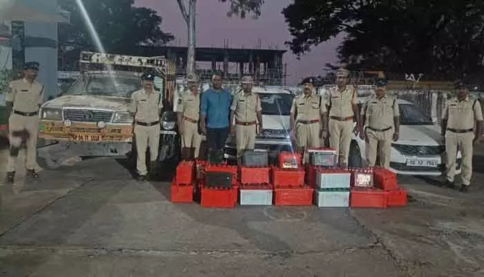 అంతర్ జిల్లా బ్యాటరీ దొంగల ముఠా అరెస్ట్ అంతర్ జిల్లా బ్యాటరీ దొంగల ముఠా అరెస్ట్
