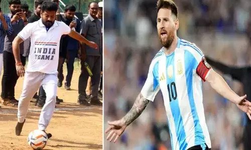 ఫుట్‌బాల్ అభిమానులకి అదిరిపోయే క్షణం! మెస్సీ రాకపై సీఎం రేవంత్ రెడ్డి ట్వీట్