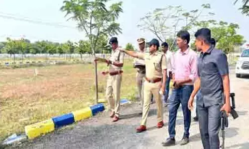 సీఎం పర్యటన  ఏర్పాట్ల పరిశీలన