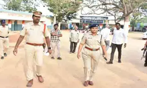స‌మ‌స్యాత్మ‌క పోలీంగ్ కేంద్రాల వ‌ద్ద ప‌టిష్ట బందోబ‌స్తు
