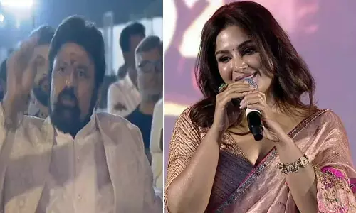 బాలయ్య ఎనర్జీ ముందు ఎవరు సరిపోరు.. అఖండ-2 ఈవెంట్‌లో నటి సంయుక్త హాట్ కామెంట్స్