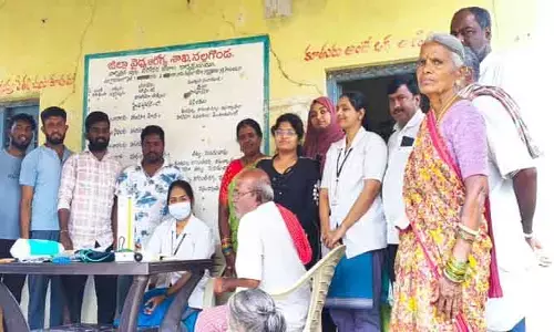 వైద్య శిబిరానికి విశేష స్పందన :  కాంగ్రెస్ నాయ‌కులు కొట్టం క‌రుణాక‌ర్ రెడ్డి