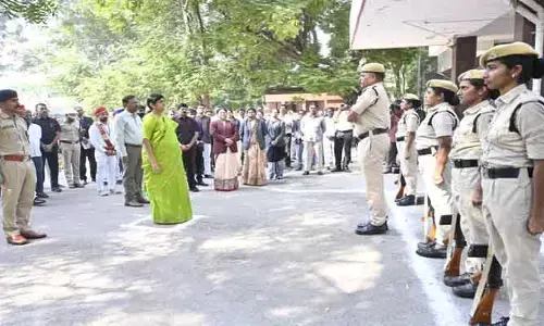 హైకోర్టు న్యాయమూర్తికి ఘన స్వాగతం