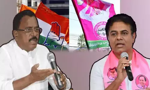 Congress vs BRS: మేము కాదు మీరే అసలైన విలన్లు.. కేటీఆర్‍కు కాంగ్రెస్ కౌంటర్