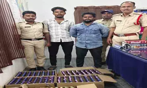 భారీగా మద్యం పట్టివేత.. మద్యం విలువ రూ. 40వేలు