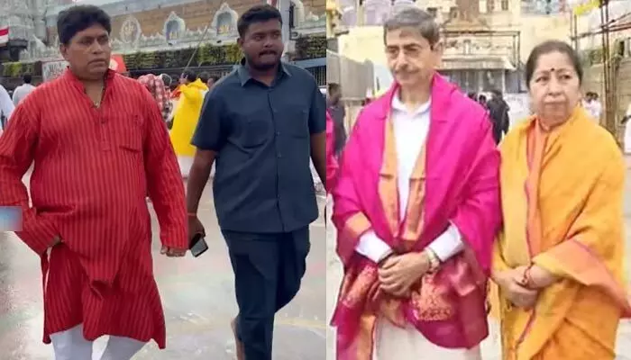 తిరుమల శ్రీవారి సేవలో ప్రముఖులు.. తమిళనాడు గవర్నర్ సైతం తిరుమల శ్రీవారి సేవలో ప్రముఖులు.. తమిళనాడు గవర్నర్ సైతం
