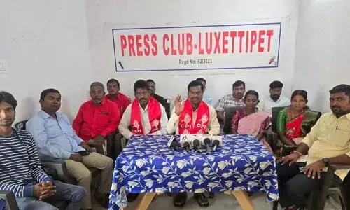 కాంగ్రెస్ ఇచ్చిన మాటను నిలబెట్టుకోవాలి : సీపీఐ జిల్లా కార్యదర్శి లక్ష్మణ్