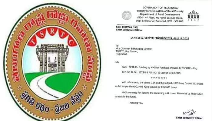 మరో 448 అద్దె బస్సుల కొనుగోలుకు సెర్ప్ సిద్ధం మరో 448 అద్దె బస్సుల కొనుగోలుకు సెర్ప్ సిద్ధం