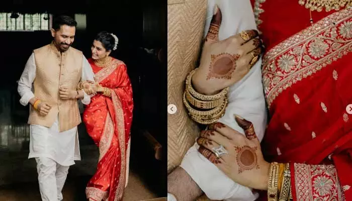 Samantha-Raj Nidimoru: ఇట్స్ అఫీషియల్.. పెళ్లి ఫొటోలు షేర్ చేసిన సమంత.. గుక్కపెట్టి ఏడుస్తున్న అభిమానులు! Samantha-Raj Nidimoru: ఇట్స్ అఫీషియల్.. పెళ్లి ఫొటోలు షేర్ చేసిన సమంత.. గుక్కపెట్టి ఏడుస్తున్న అభిమానులు!