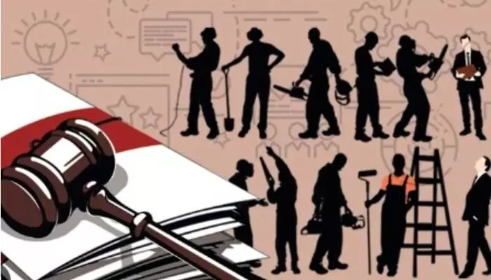 భారత కార్మిక చట్టాలకు కొత్త శకం.. శతాబ్దపు పెద్ద సంస్కరణ భారత కార్మిక చట్టాలకు కొత్త శకం.. శతాబ్దపు పెద్ద సంస్కరణ