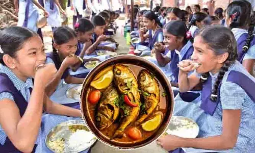 రాష్ట్రంలోని విద్యార్థులకు తీపికబురు.. ప్రభుత్వ హాస్టళ్లలో ఇక చేపల కూర