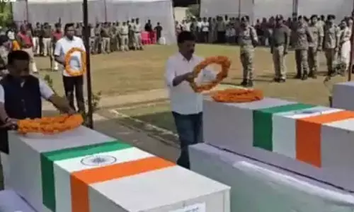 ముగ్గురు జవాన్ల అంత్యక్రియలు పూర్తి