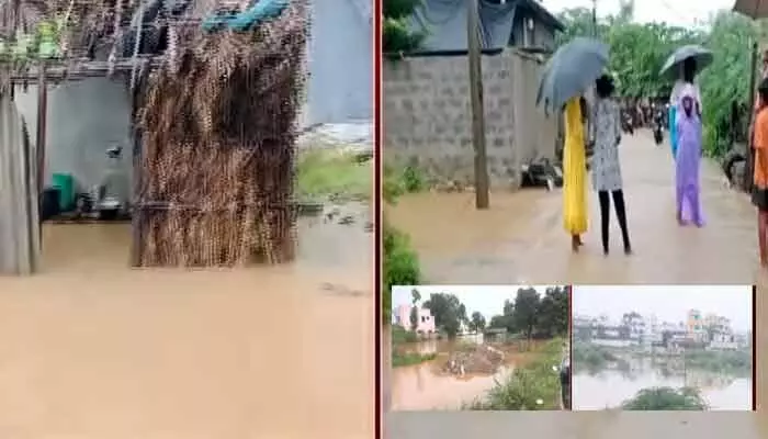 నెల్లూరు, గూడూరులో భారీ వర్షం.. పరిస్థితి దారుణం నెల్లూరు, గూడూరులో భారీ వర్షం.. పరిస్థితి దారుణం