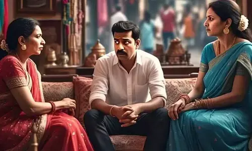 సర్పంచ్‌గా నామినేషన్ వేసిన ఇద్దరు భార్యలు.. భర్త ఎవరివైపు!