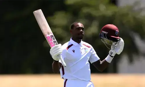 NZ Vs WI : అసాధారణ పోరాటం చేసిన కరేబియన్ బ్యాటర్ గ్రీవ్స్.. కివీస్, విండీస్ తొలి టెస్టు డ్రా