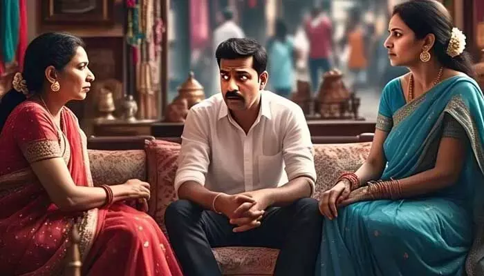 సర్పంచ్గా నామినేషన్ వేసిన ఇద్దరు భార్యలు.. భర్త ఎవరివైపు! సర్పంచ్గా నామినేషన్ వేసిన ఇద్దరు భార్యలు.. భర్త ఎవరివైపు!