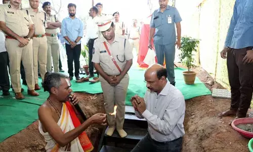 పీటీఓ నూతన భవనానికి శంకుస్థాపన.. డీజీపీ శివధర్ రెడ్డి కీలక వ్యాఖ్యలు