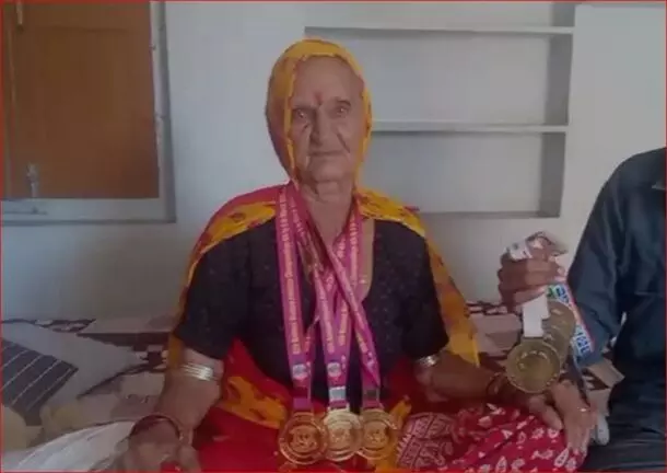 94 ఏళ్ల తాతవ్వ.. గోల్డ్ మెడల్స్ విజేత.! 94 ఏళ్ల తాతవ్వ.. గోల్డ్ మెడల్స్ విజేత.!