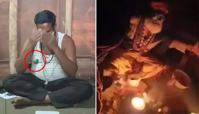 మాజీ సర్పంచ్ క్షుద్రపూజల కలకలం.. భయాందోళనలో గ్రామ ప్రజలు.. వీడియో వైరల్ మాజీ సర్పంచ్ క్షుద్రపూజల కలకలం.. భయాందోళనలో గ్రామ ప్రజలు.. వీడియో వైరల్