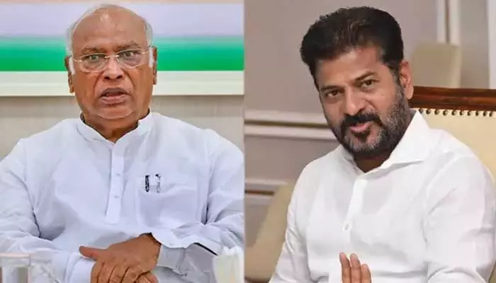 తెలంగాణ గ్లోబల్ సమ్మిట్కు రాలేకపోతున్నా: CM రేవంత్కు ఖర్గే లేఖ తెలంగాణ గ్లోబల్ సమ్మిట్కు రాలేకపోతున్నా: CM రేవంత్కు ఖర్గే లేఖ