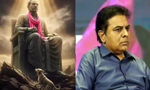 బతికుండగానే తండ్రికి విగ్రహం.. కేటీఆర్ ను ఏకి పారేస్తున్న నెటిజన్స్