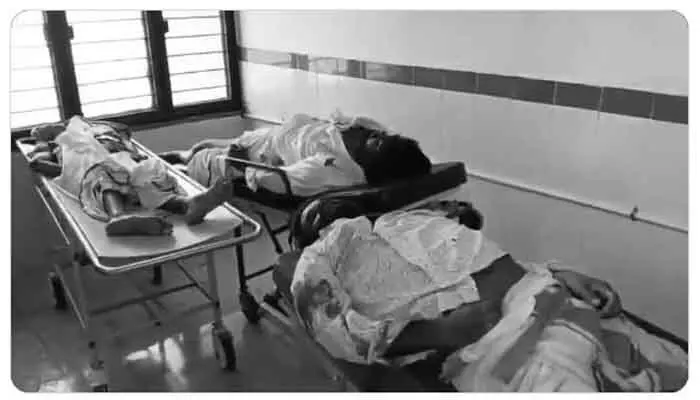 తిరుపతి | నగరి తడుకుపేట వద్ద ఘోర రోడ్డు ప్రమాదం తిరుపతి | నగరి తడుకుపేట వద్ద ఘోర రోడ్డు ప్రమాదం