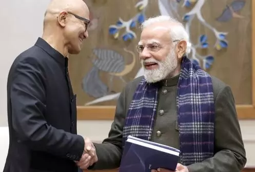 Microsoft: భారత్లో మైక్రోసాఫ్ట్ రూ. 1.57 లక్షల కోట్ల పెట్టుబడి Microsoft: భారత్లో మైక్రోసాఫ్ట్ రూ. 1.57 లక్షల కోట్ల పెట్టుబడి