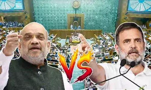 మరోసారి దద్దరిల్లిన లోక్‌సభ.. రాహుల్ గాంధీ Vs అమిత్ షా