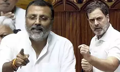 రాహుల్ గాంధీ ప్రకటన పై బీజేపీ ఎంపీ నిషికాంత్ దూబే కౌంటర్
