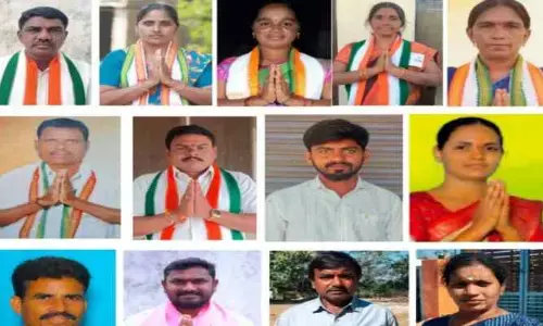 మండలంలో కాంగ్రెస్ అభ్యర్థుల హావా