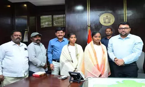 జాతీయ స్థాయి పోటీలకు విద్యార్థినుల ఎంపిక